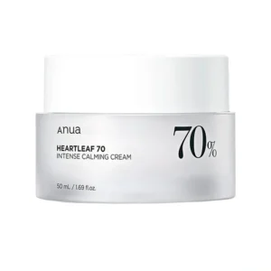 Creme Facial Hidratante Anua Heartleaf 70% Intense Calming 50 ml