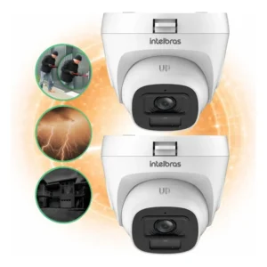 2x Câmera Resolução Full Hd 1080p Vhl 1220 Dome G9 Externa