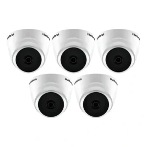 5 Câmeras Vhl1220d Intelbras 1080p Infra De 20m Hdcvi Lite Cor Branco