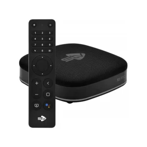 Receptor FTA STV S3 Pro 6K IPTV com Wifi de 32GB eMMC 2GB RAM - Preto