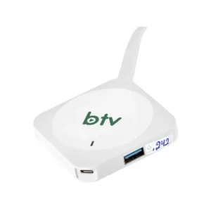 Receptor FTA BTV Cast BC13 4K Ultra HD com Wi-Fi de 8GB 2GB RAM - Branco