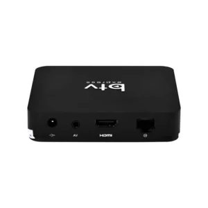Receptor FTA BTV Express E13 4K Ultra HD com IPTV de 8GB 2GB de RAM - Preto