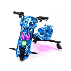 Triciclo Elétrico Audisat TE-8X 8 Bluetooth Speaker - Camouflaged Blue (1 Mês de Garantia)
