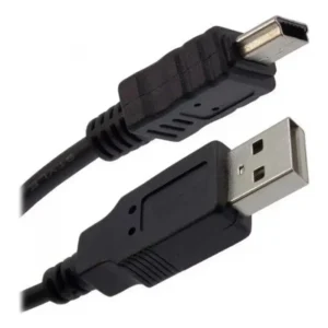 Cabo Mini Usb V3 P Ps3 Alta Velocidade 1,5 Metros. Cor Preto