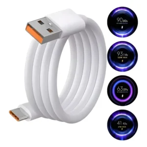 Cabo Tipo C Turbo Compatível Xiaomi Poco Redmi 33w 67w 120w