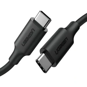 Cabo Turbo Ugreen Duplo Usb Tipo-c 60w - 1 Metro Preto