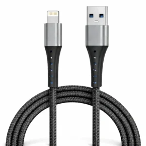 Cabo Usb 2 Metros Carregador Turbo Compatível Com iPhone 6 7 8 Plus X Xr 11 Se 12 13 14 Pro Max Super Rápido