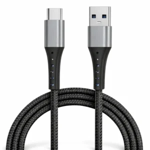 Cabo Usb Tipo C 2 Metros Carregador Turbo Compatível Com Motorola Moto G Samsung Galaxy Xiaomi Redmi iPhone 15 16 17 Pro Max Carplay Ps5 Super Rápido