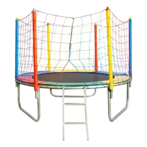 Cama Elástica 2m Planet Kids Com Rede e Escada