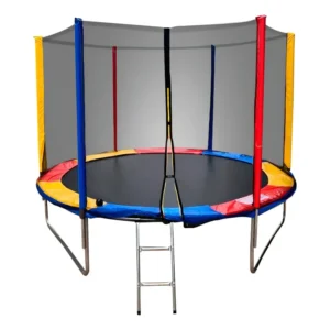 Cama Elástica 3,05 m Para Jardim Com Rede de Proteção e Suporta 250 Kg