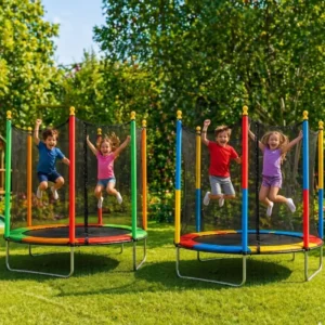 Cama Elástica Infantil Pula Play 1,80m Compacta E Segura