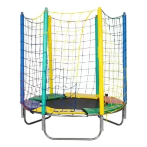 Cama Elástica Papibrink Pula Pula 1,83m Preta Com Rede de Segurança e Lona UV