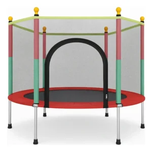 Cama Elástica Pula Pula Premium 1,40m Rede Colorida