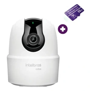 Câmera Inteligente Visão 360° IME Com Microsd 32gb 3MP Branco Intelbras