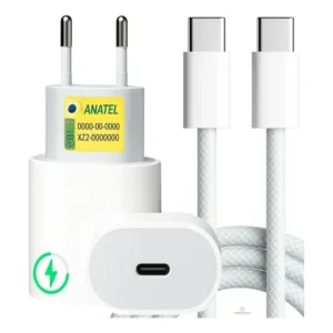Carregador Turbo Rápido Usb-c Para Samsung Xiaomi Motorola iPhone - Cabo Tipo C Reforçado De Alta Qualidade Personalized View