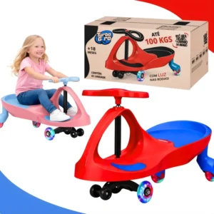 Carrinho De Rolimã Infantil 100kg Menino Menina Gira Ginga