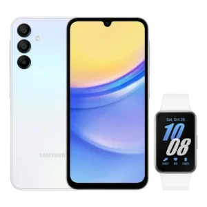Celular Samsung A15 5g (256gb) - Azul Claro + Galaxy Fit3