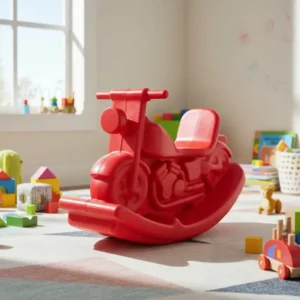 Gangorra Balanço Moto Vermelha Brinquedo Infantil 1.linha