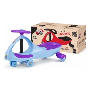 Gira-gira Car Infantil Com Luz Fenix Brinquedos