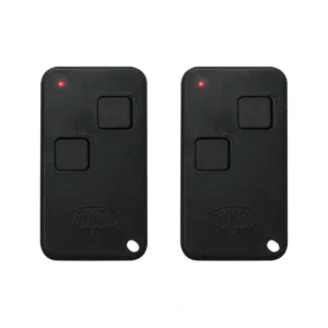 Kit 2 Controles Rossi NTX Preto 433MHz 2 Botões
