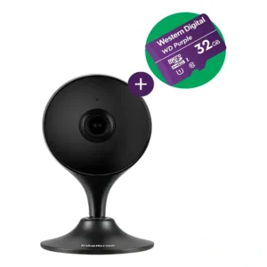 Kit Câmera Im3 C Black Wi-fi Ccartão Microsd 32gb Intelbras
