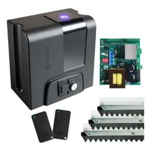 Kit Motor Portão Rossi Atto Nitro 3s 400kg 3,5m Crem Bivolt