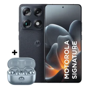 Kit Smartphone Motorola Signature 5g 512gb Preto + Fone Bluetooth Moto Buds Loop Ice Melt