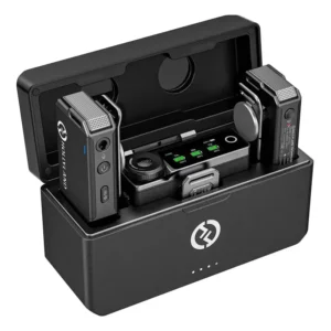Microfone de Lapela Hollyland Lark Max Duo Cor Preto