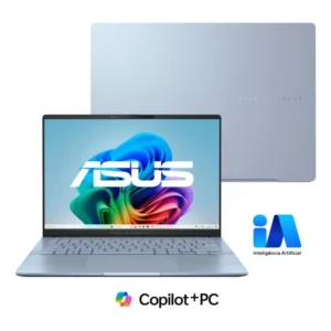 Notebook ASUS Vivobook S 14 S5406SA Copilot+ PC Intel Core Ultra 7 256 V 16GB RAM 512GB SSD Windows 11 Home 14 OLED Mist Blue QD299W
