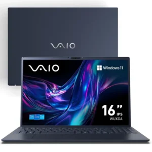 Notebook VAIO FE16 Intel Core I5-1334U Windows 11 Home 8GB RAM 256GB SSD Tela 16 IPS WUXGA Antirreflexo - Cinza Grafite - VJFE62F11X-B0921H