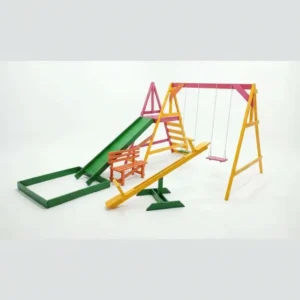 Playground Infantil De Madeira Pracinha -woodplay Wp11