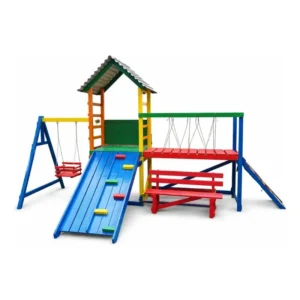 Playground Infantil Em Madeira Pr612b1