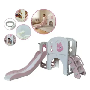 Playground Infantil Parquinho 5x1 Rosa Multifuncional Rosa