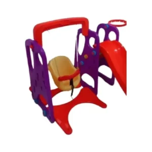 Playground Infantil Top 3 Em 1 Escorregador, Balanço, Cesta