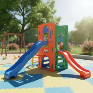 Playground Play Kids Mega Infantil Escorregador E Plataforma