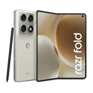 Smartphone Motorola Razr Fold 5g - 1tb 32gb (16gb Ram+16gb Ram Boost), Tela Interna 8.1 E Externa 6.6, Extreme Amoled, 3 Câmeras 50mp E Zoom 100x, Ip49 - Branco