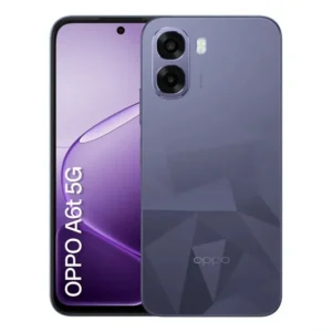 Smartphone Oppo A6t 5G 128gb, 12gb Ram (4gb + 8gb Virtual Ram), Bateria gigante de 6500 mAh, AI Câmera 50MP, Tela 120Hz, NFC, IP64 - Violeta