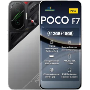 Xiaomi Poco F7 512gb 12gb ( Global ) Com Nfc Cor Prateado