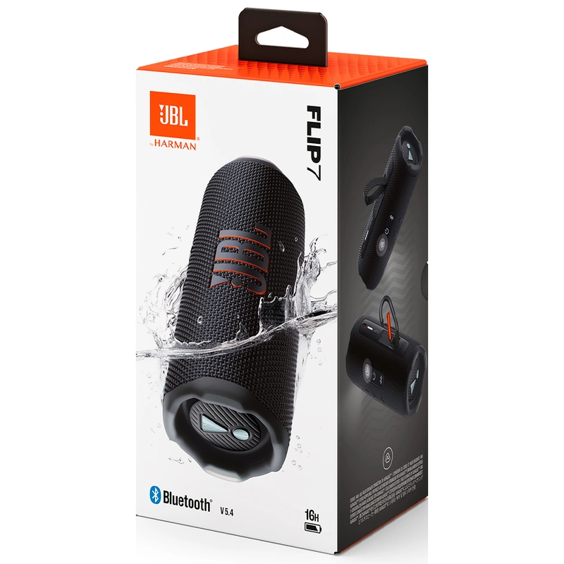 Caixa de Som JBL Flip 7 Bluetooth - Preto IP68 JBLFLIP7BLKAM - Imagem 3