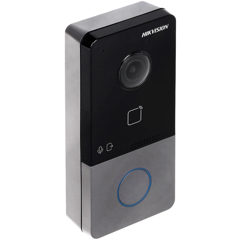 Vídeo Porteiro Hikvision DS-KV6113-WPE1(C) - Preto Cinza - Imagem 2