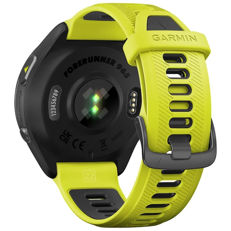 Relógio Garmin Forerunner 965 - Amarelo Preto (010-02809-02) 5 ATM Wi-Fi - Imagem 3