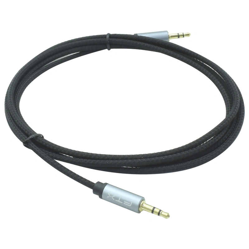 Cabo Auxiliar Áudio Estereo FTX CT-AV311-P11GN-SG1 1M 3.5MM - Preto 115786 - Imagem 3