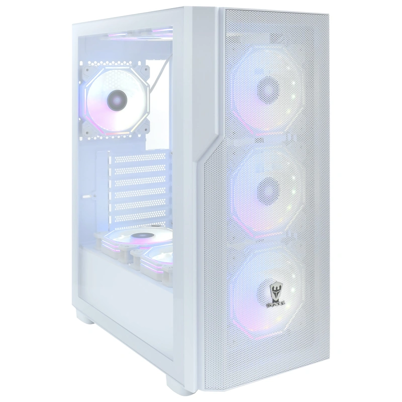 Gabinete Gamer Satellite K32 E-ATX 8 Cooler - Branco RGB