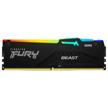 Memória RAM Kingston Fury Beast DDR5 16GB 6800MHz RGB - Preto (KF568C34BBEA-16)