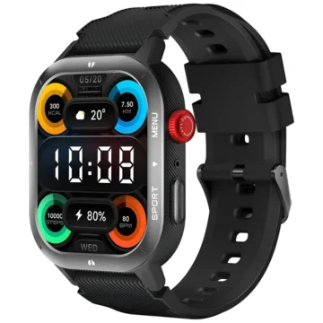 Relógio Smartwatch Haylou Iron Neo HF014 - Preto 3 ATM Bluetooth Android