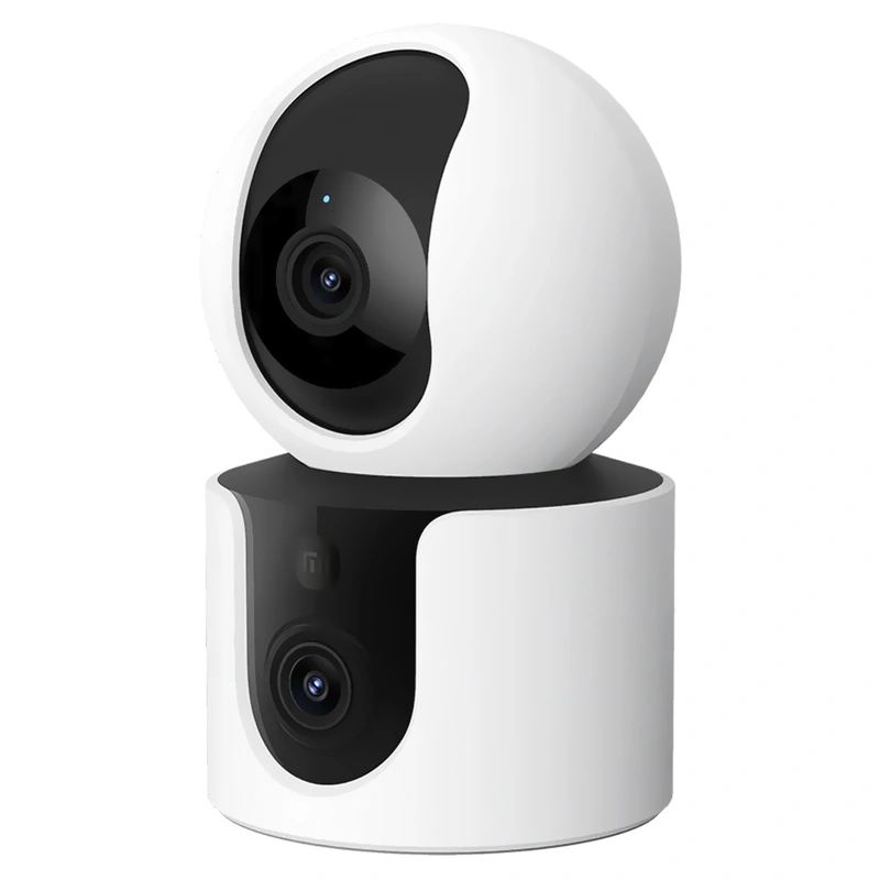 Câmera de Segurança Xiaomi Smart C300 Dual Indoor Wi-Fi 360º 2K Alexa Ok Google - Branco - Imagem 2