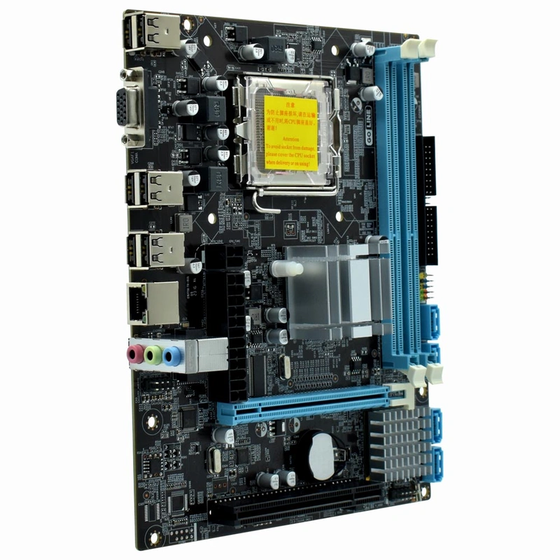 Placa Mãe GoLine GL-G41M-G Socket LGA 775 VGA DDR3 Intel G41 Micro ATX - Imagem 2