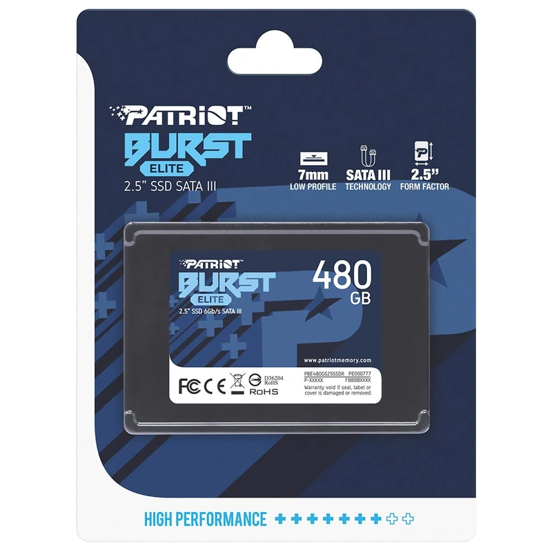 SSD Patriot 480GB Burst Elite 2.5 SATA 6Gb/s PBE480GS25SSDR - Imagem 3