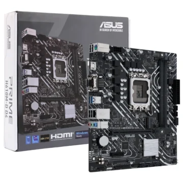 Placa Mãe ASUS Prime H610M-D D4 Socket LGA 1700 VGA DDR4 Intel H610 Micro ATX