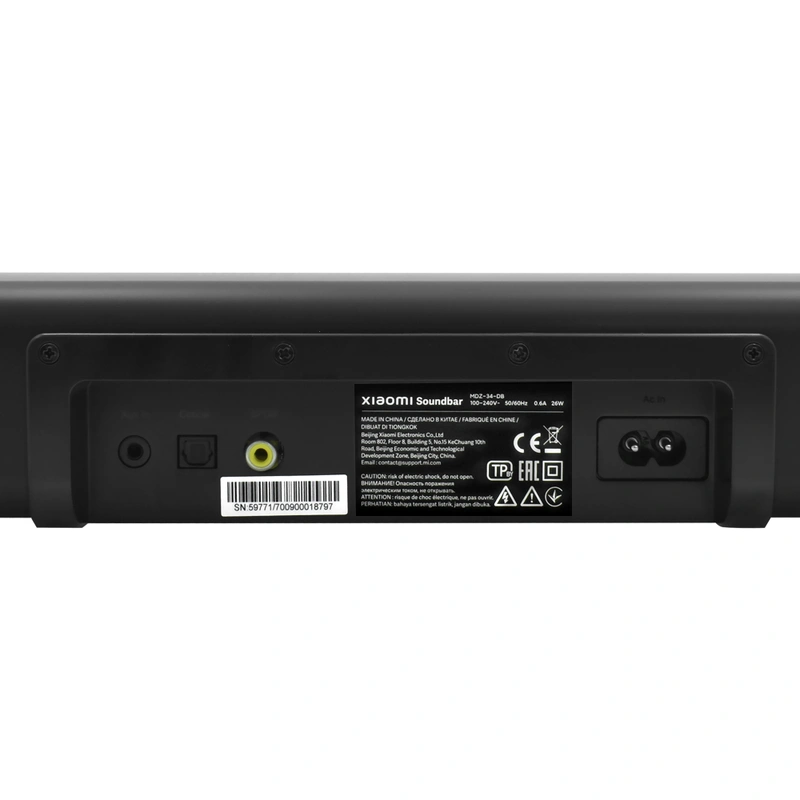 Soundbar Xiaomi MDZ-34-DB 2.0 Bluetooth Bivolt - Preto 30W Bluetooth 5.3 - Imagem 4